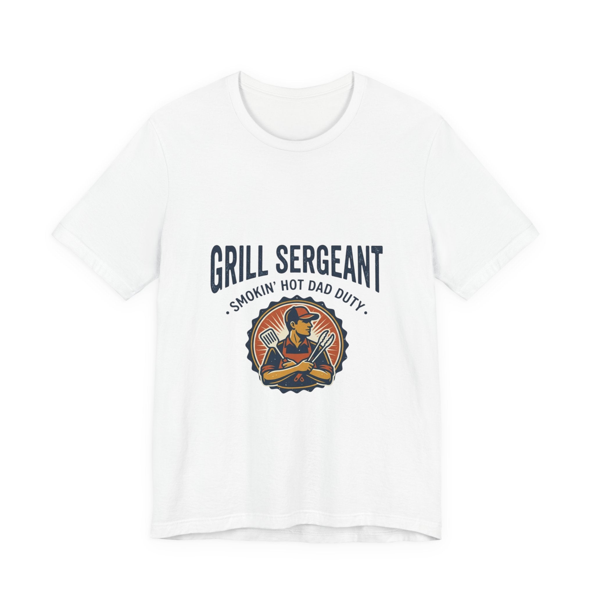Grill Sergeant T-Shirt | Father’s Day Dad BBQ, Retro Outdoorsy BBQ Tee