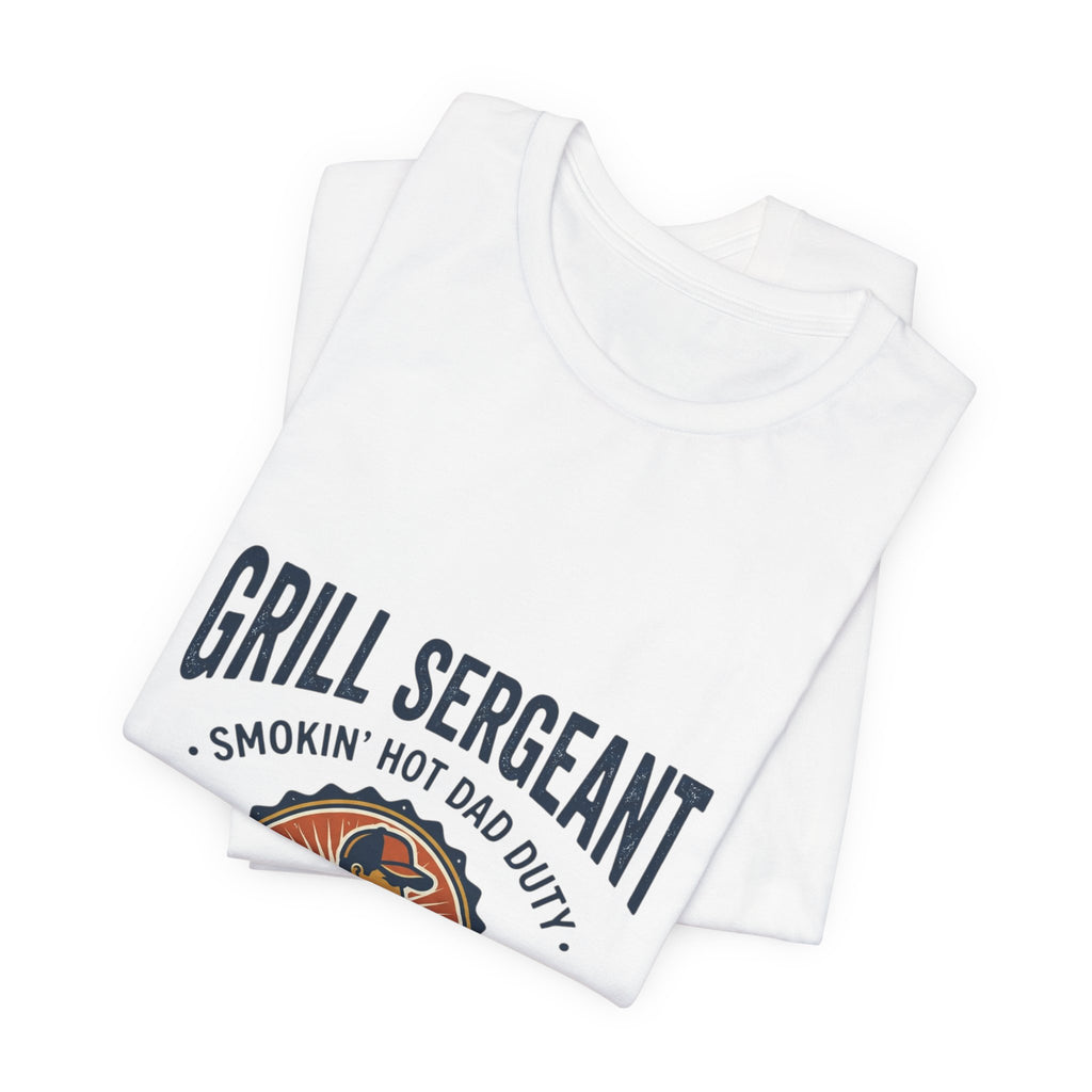 Grill Sergeant T-Shirt | Father’s Day Dad BBQ, Retro Outdoorsy BBQ Tee