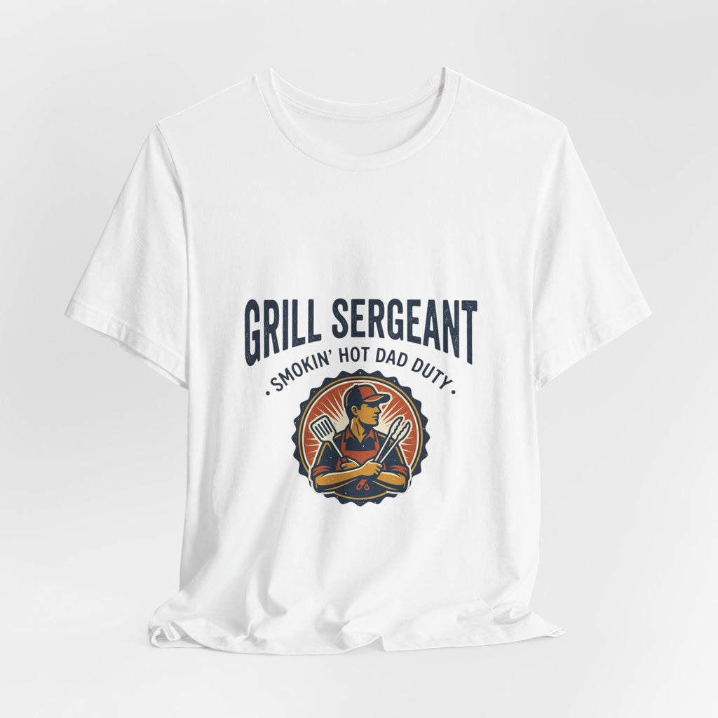 Grill Sergeant T-Shirt | Father’s Day Dad BBQ, Retro Outdoorsy BBQ Tee