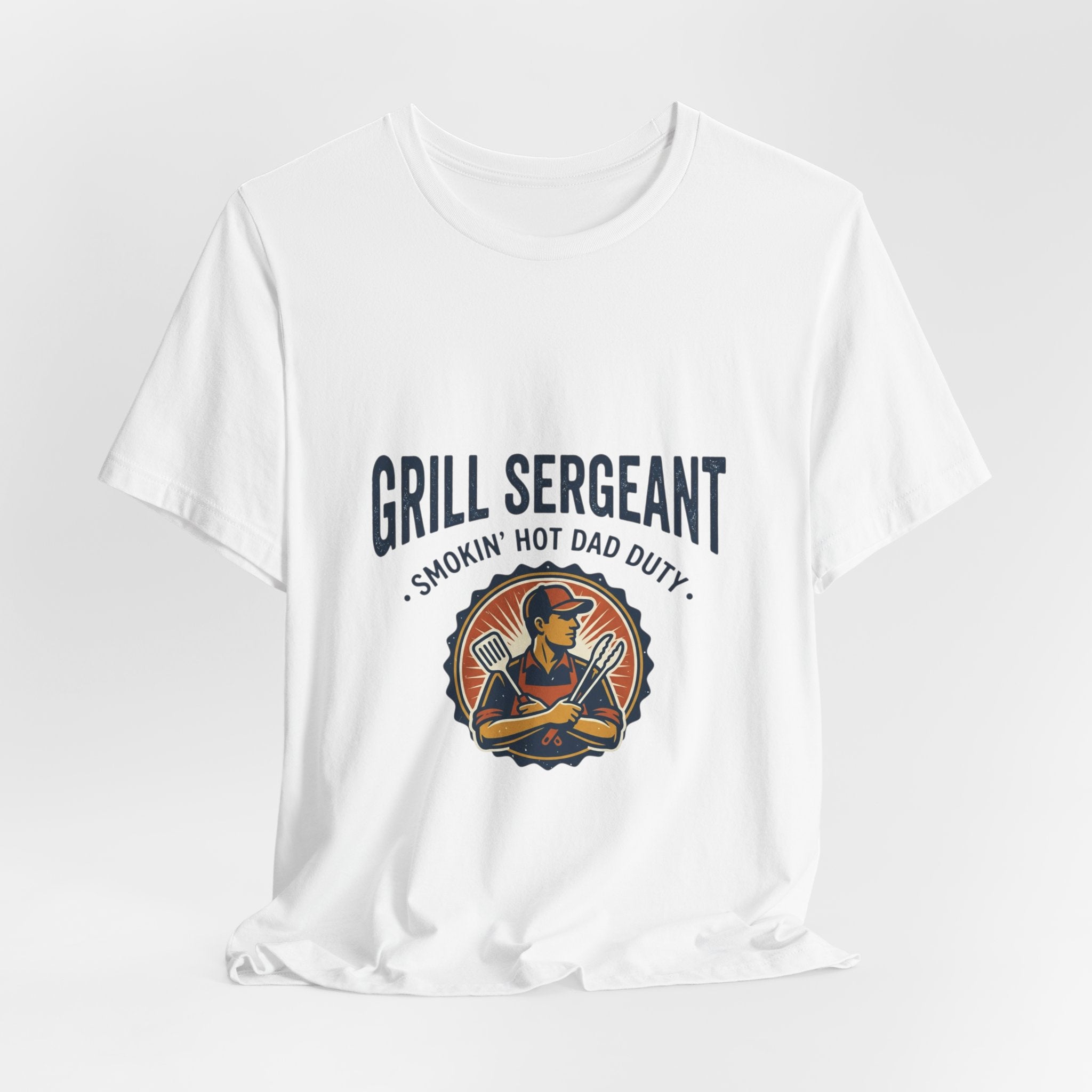 Grill Sergeant T-Shirt | Father’s Day Dad BBQ, Retro Outdoorsy BBQ Tee