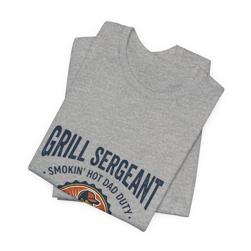 Grill Sergeant T-Shirt | Father’s Day Dad BBQ, Retro Outdoorsy BBQ Tee