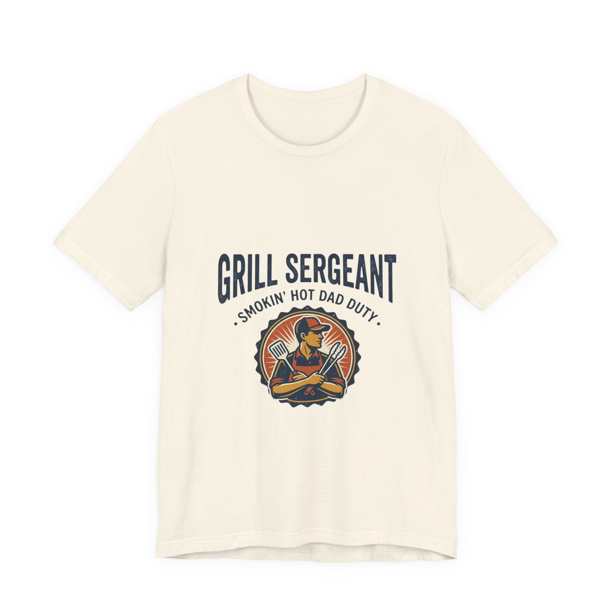 Grill Sergeant T-Shirt | Father’s Day Dad BBQ, Retro Outdoorsy BBQ Tee