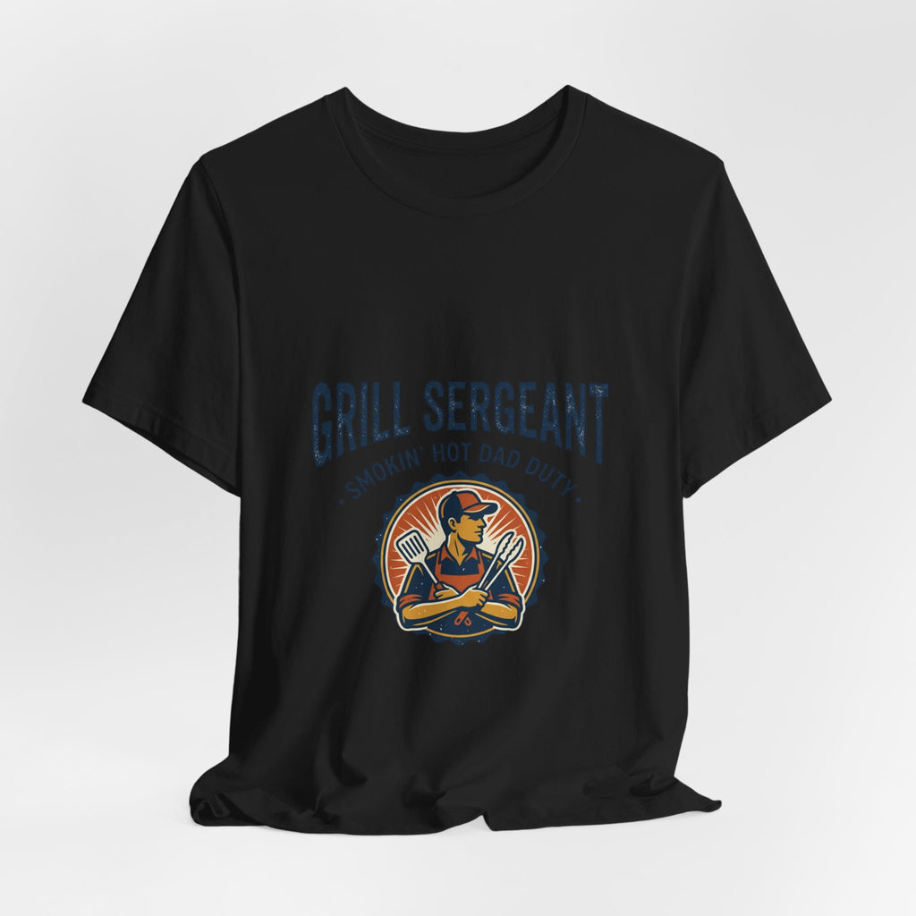 Grill Sergeant T-Shirt | Father’s Day Dad BBQ, Retro Outdoorsy BBQ Tee