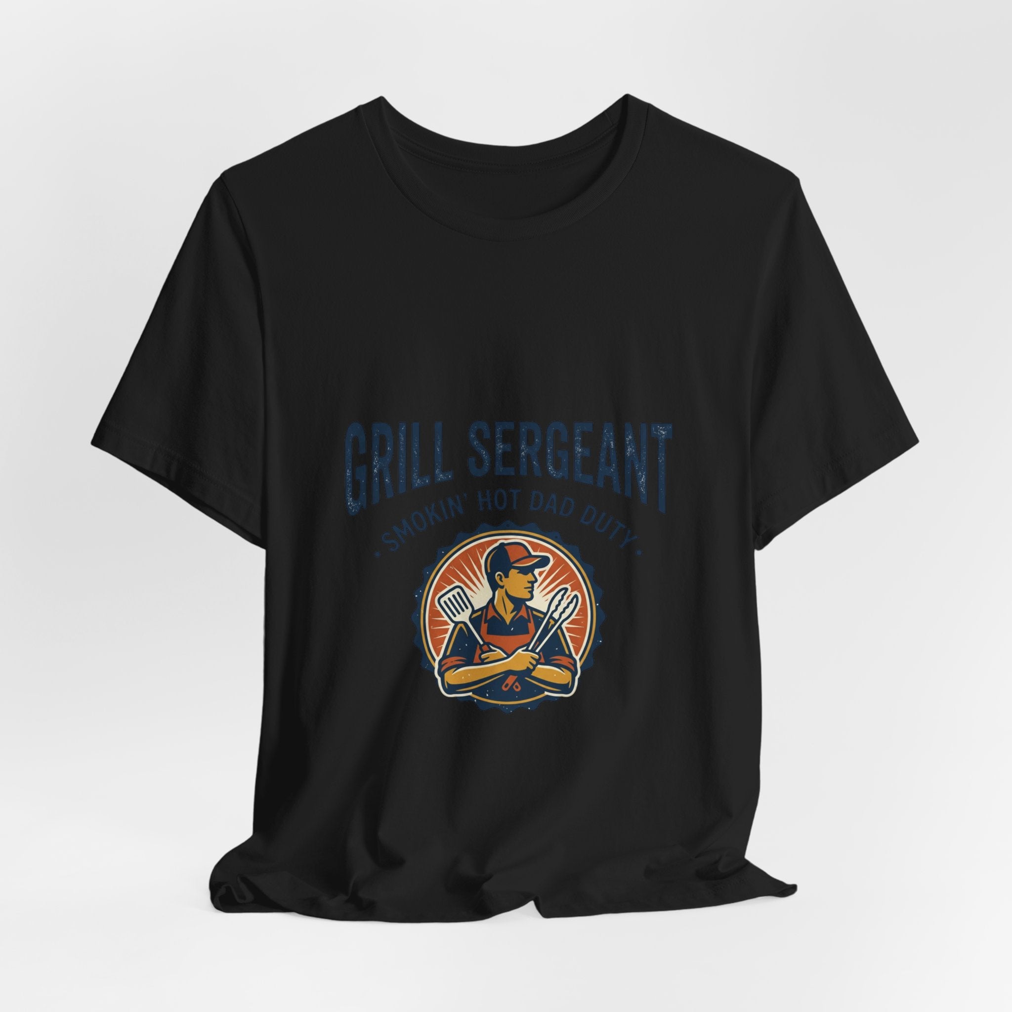 Grill Sergeant T-Shirt | Father’s Day Dad BBQ, Retro Outdoorsy BBQ Tee
