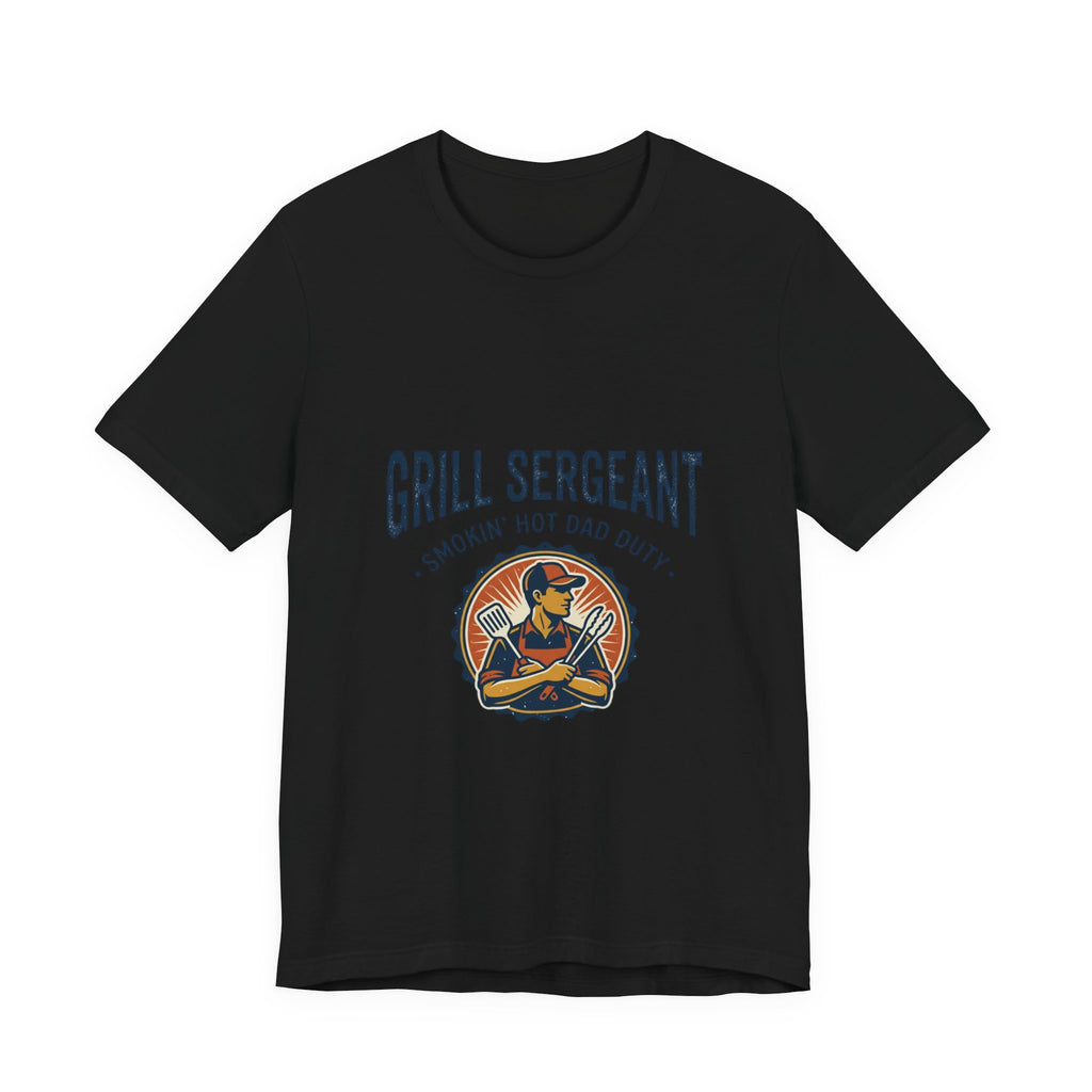 Grill Sergeant T-Shirt | Father’s Day Dad BBQ, Retro Outdoorsy BBQ Tee