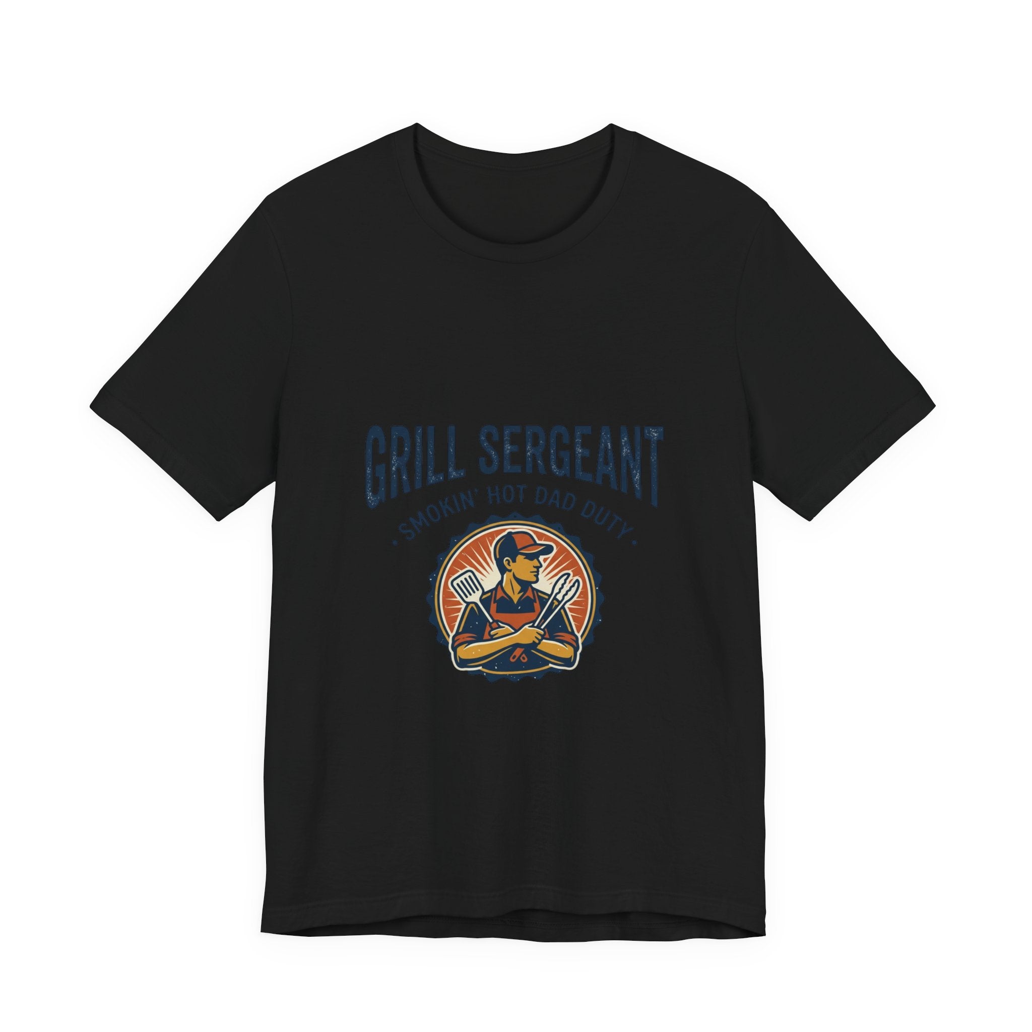 Grill Sergeant T-Shirt | Father’s Day Dad BBQ, Retro Outdoorsy BBQ Tee