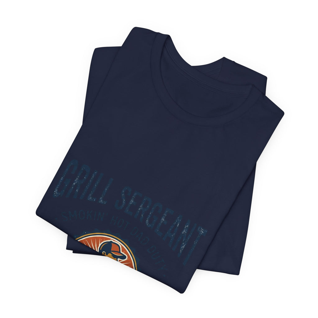 Grill Sergeant T-Shirt | Father’s Day Dad BBQ, Retro Outdoorsy BBQ Tee