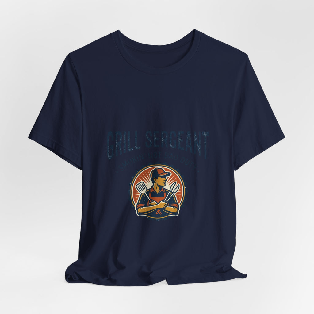 Grill Sergeant T-Shirt | Father’s Day Dad BBQ, Retro Outdoorsy BBQ Tee